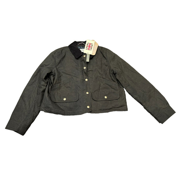 NWT J. Crew Womens Mossy Brown English Ripstop Chore Barn Jacket Size Small - Picture 2 of 12